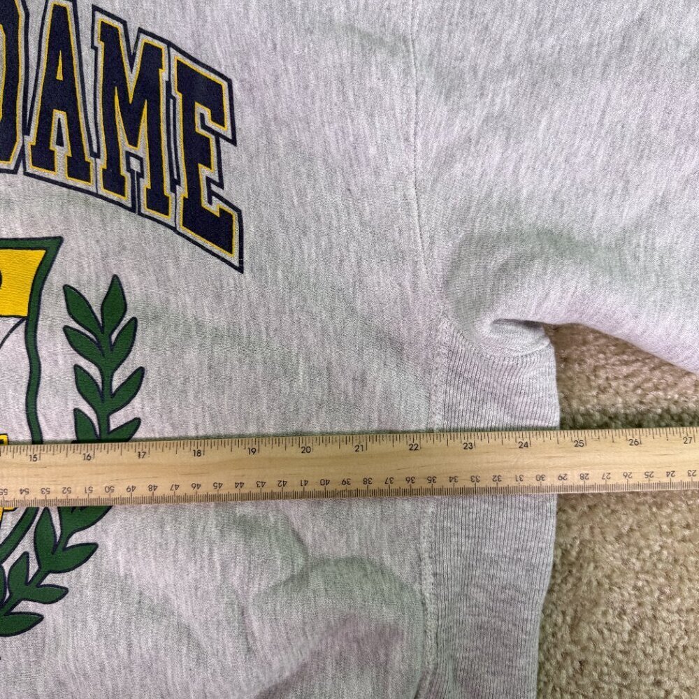 Vtg 90S Jansport University Of Notre Dame Dad Crewneck XL Sweatshirt USA F023 - Picture 8 of 10